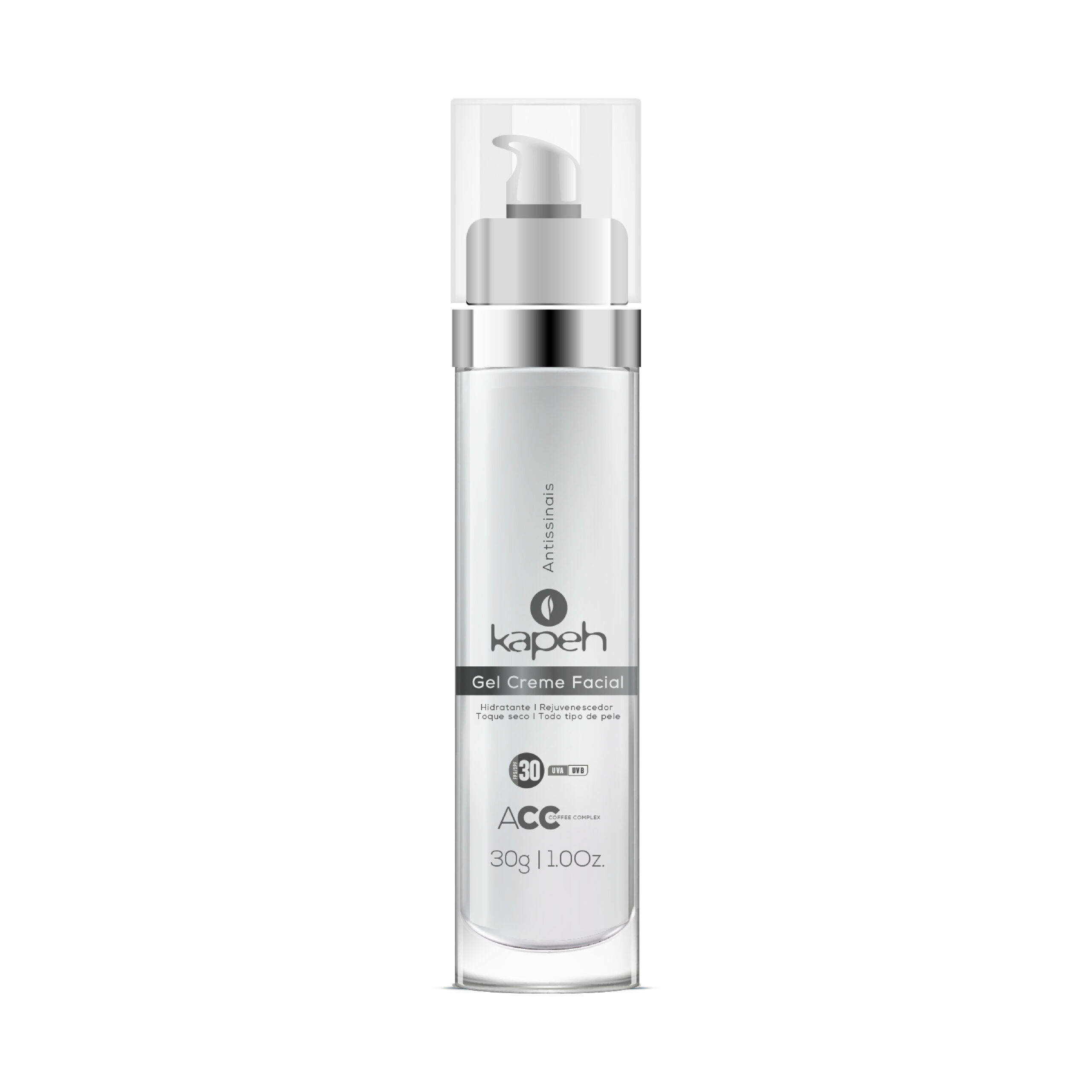CardML_LinhaFacial_GelCreme_30g_01 Gel Creme Antissinais FPS 30 | Kapeh - Imagem 1